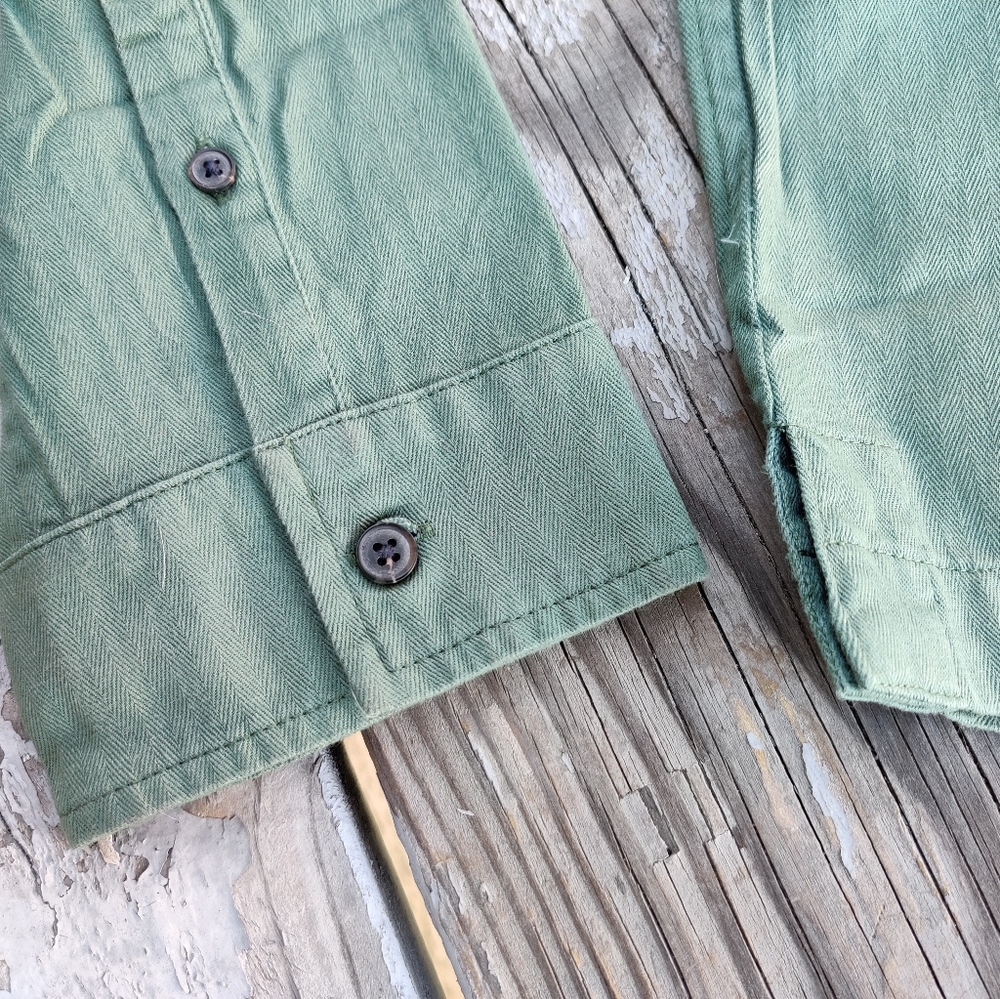 Roamers Brand Plaskett L/S Shirt Sage Sz. M - Picture 7 of 7